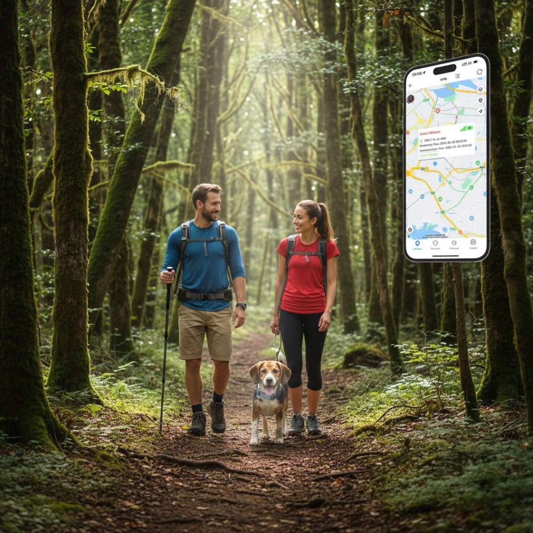Waterproof GPS Tracker Collar for Dogs and Cats