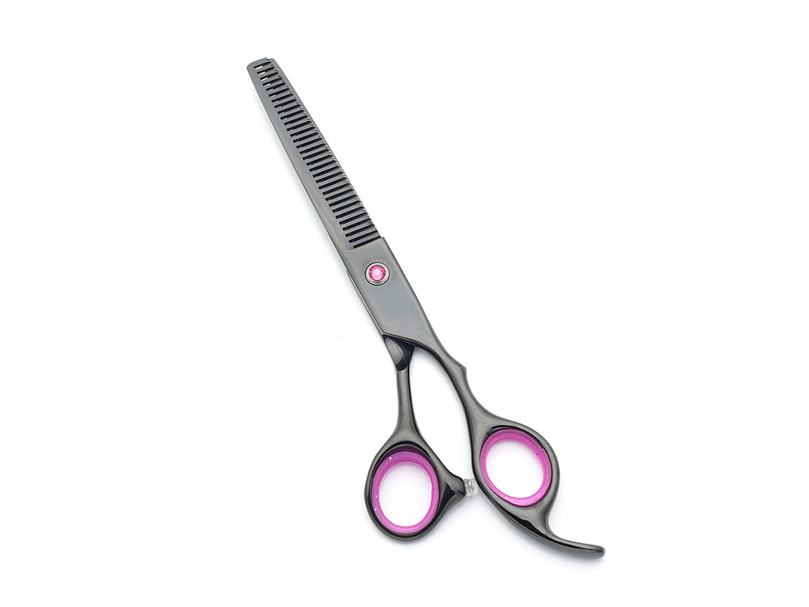Ergonomic Dog Grooming Scissors with Curved Blades