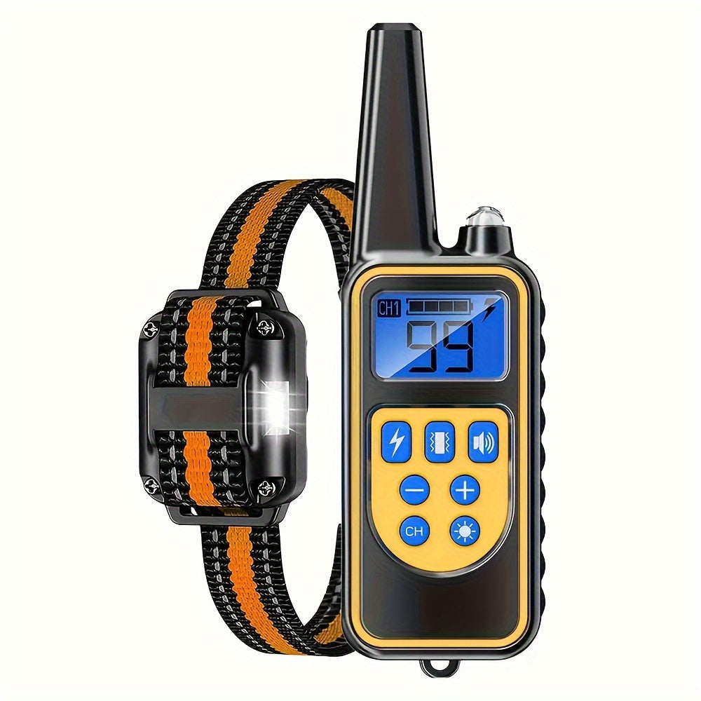 USB Rechargeable Dog Training Collar with Vibration and LED