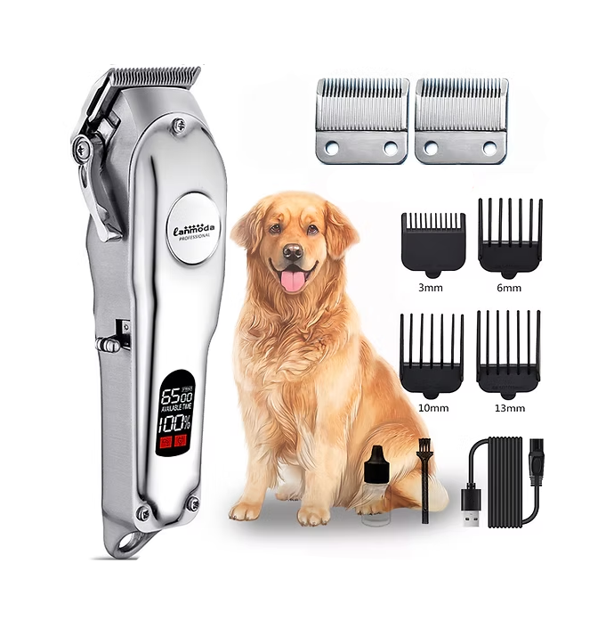 Quiet Wireless Pet Trimmer for Gentle Coat Care