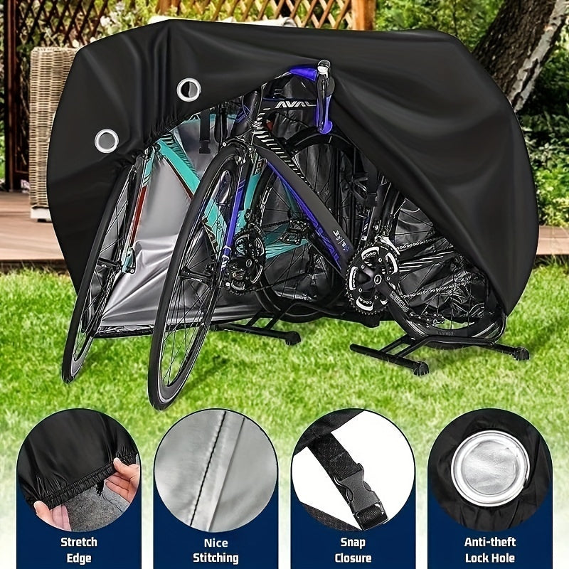 Waterproof Bicycle Cover with Theft Protection and Easy Care