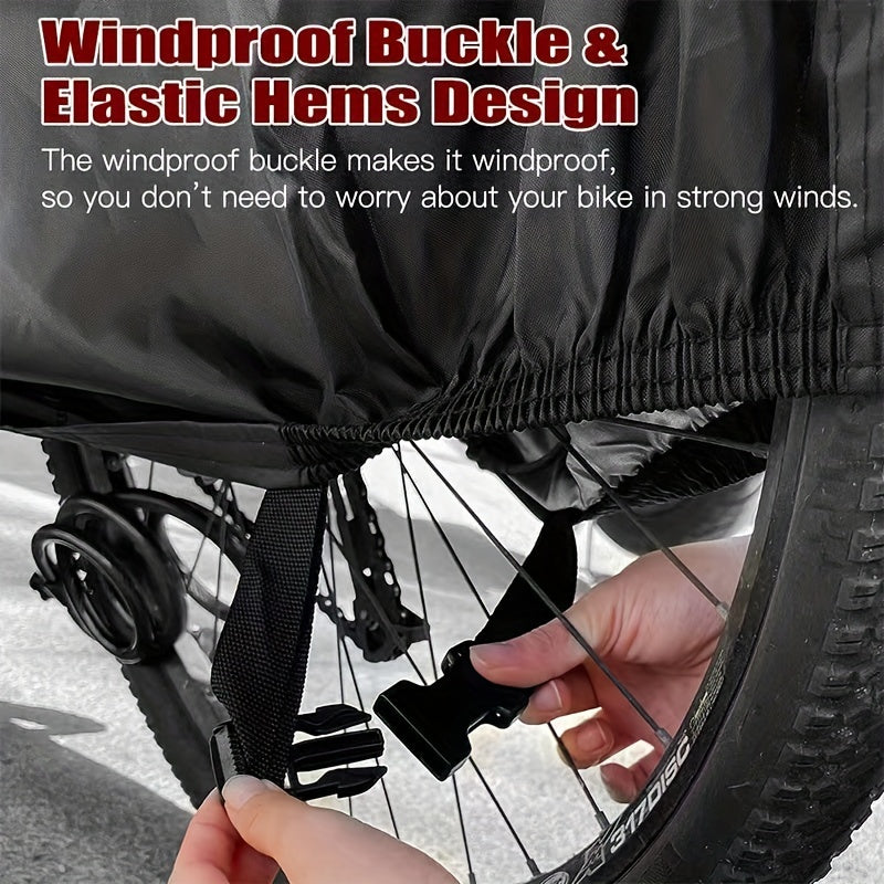 Waterproof Bicycle Cover with Theft Protection and Easy Care
