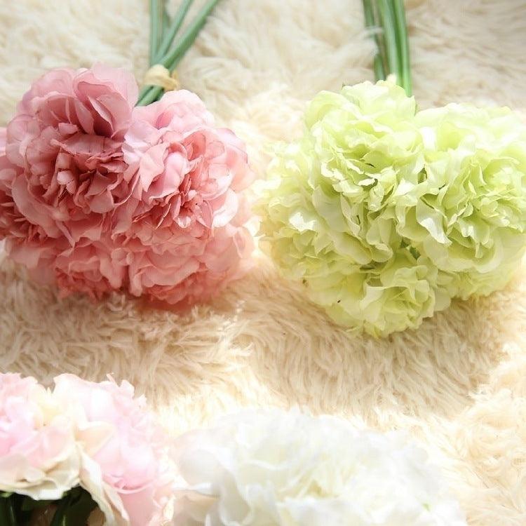 Silk Peony Flower Bundle - Set of 5 Faux Blooms