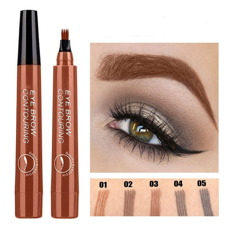 Eyebrow Microblading Pen with Multi-Pronged Tip