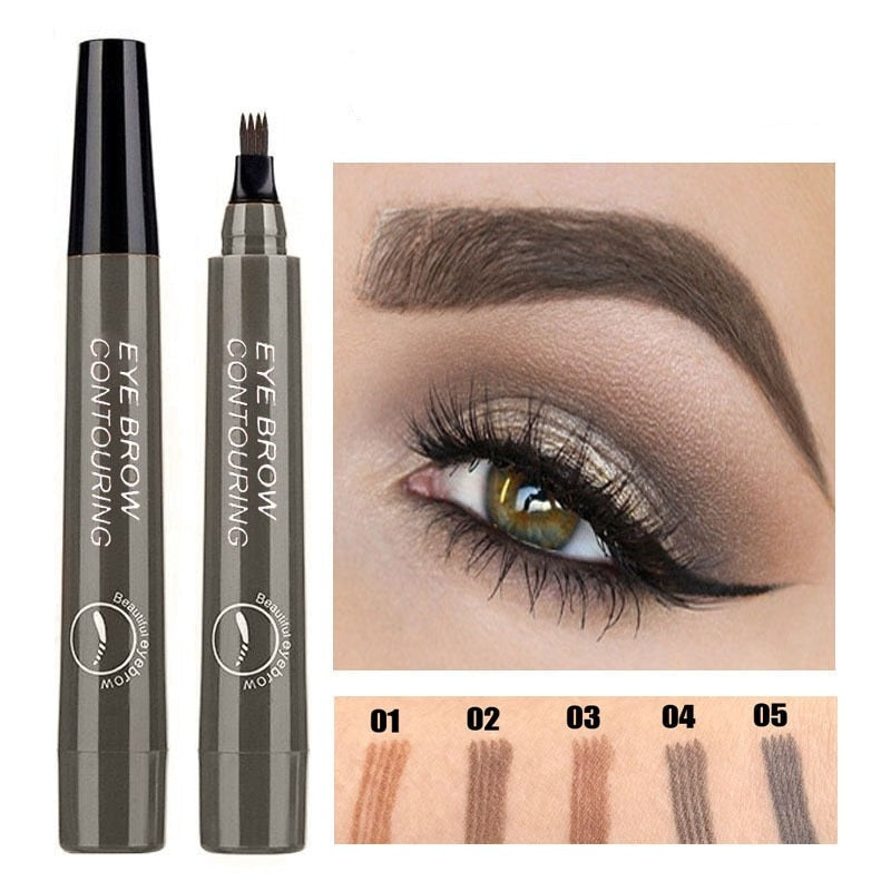 Eyebrow Microblading Pen with Multi-Pronged Tip