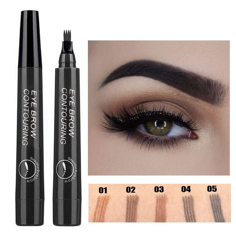 Eyebrow Microblading Pen with Multi-Pronged Tip