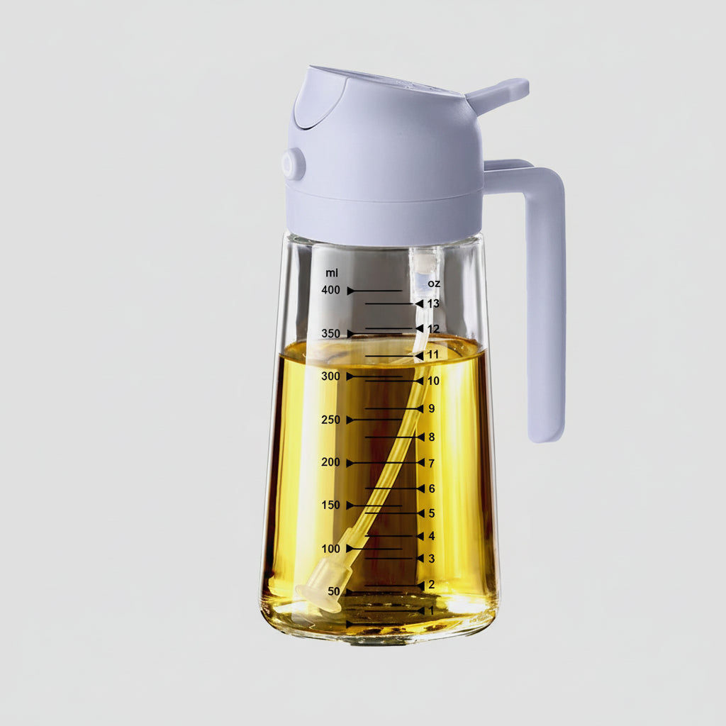 16oz BPA-Free Glass Olive Oil Sprayer & Dispenser