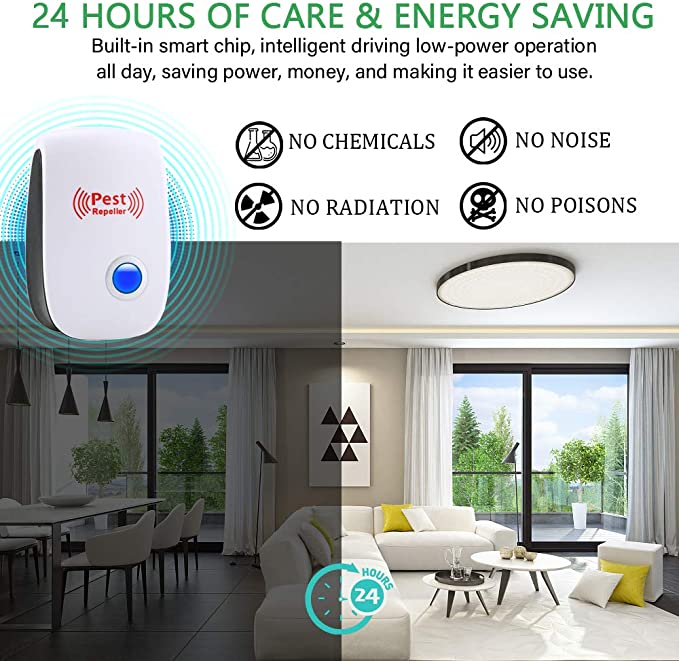 Ultrasonic Rodent Repellent Device - Chemical-Free Rat Control