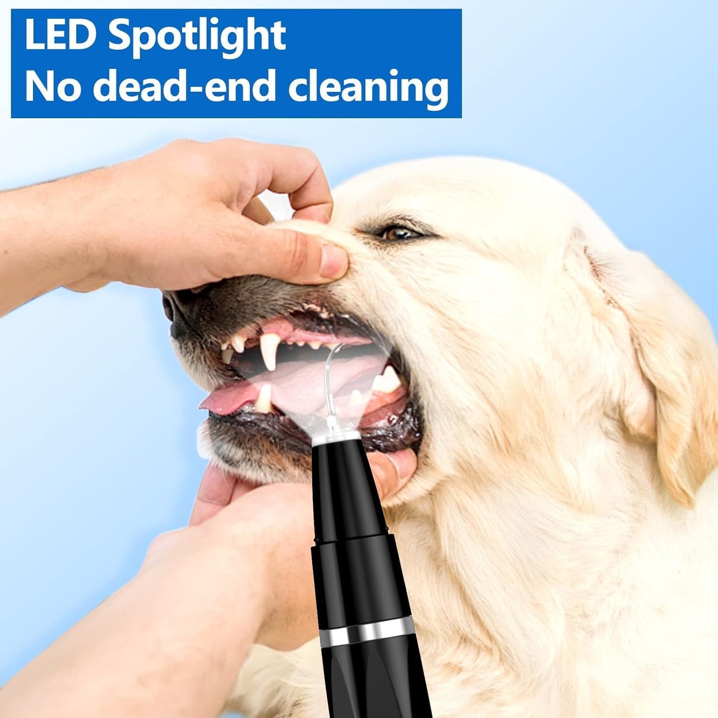 Ultrasonic Pet Tooth Cleaner for Tartar and Plaque Removal