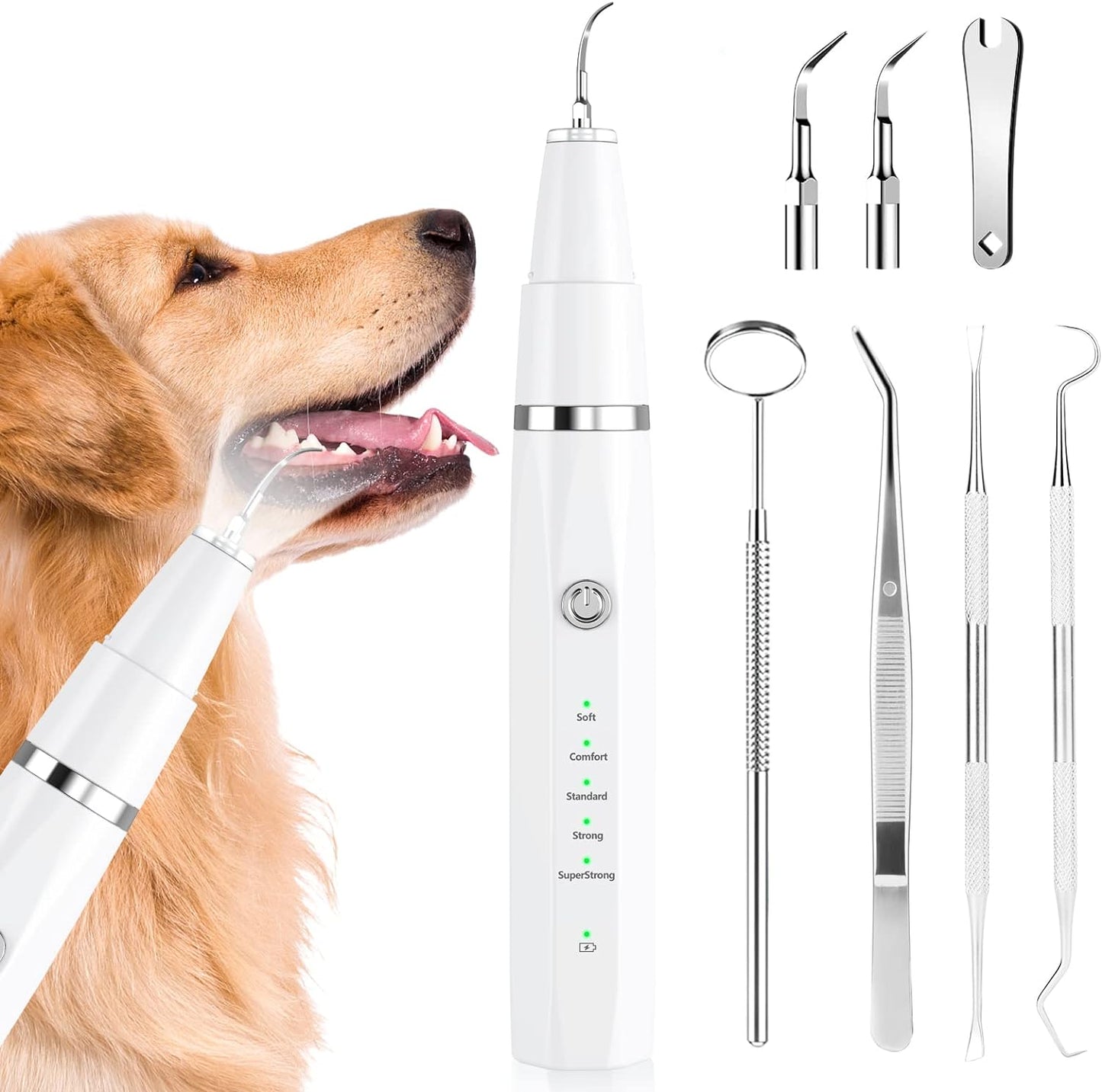 Ultrasonic Pet Tooth Cleaner for Tartar and Plaque Removal