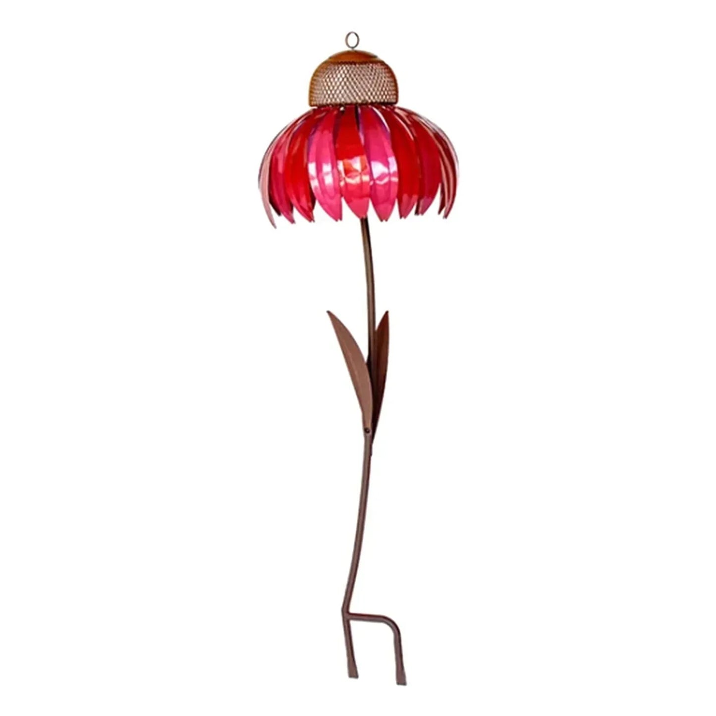 Flower Design Bird Feeder Station for Garden