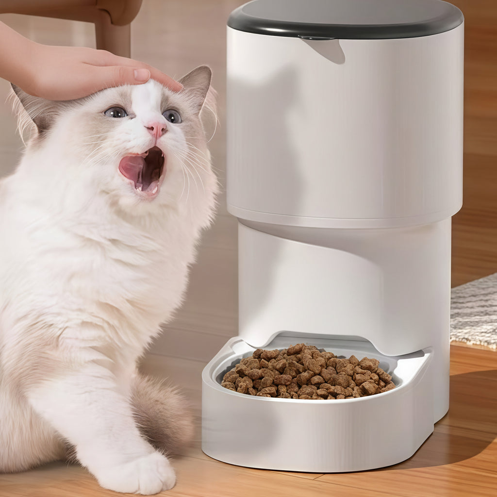 App-Controlled Automatic Cat Feeder USB Dispenser