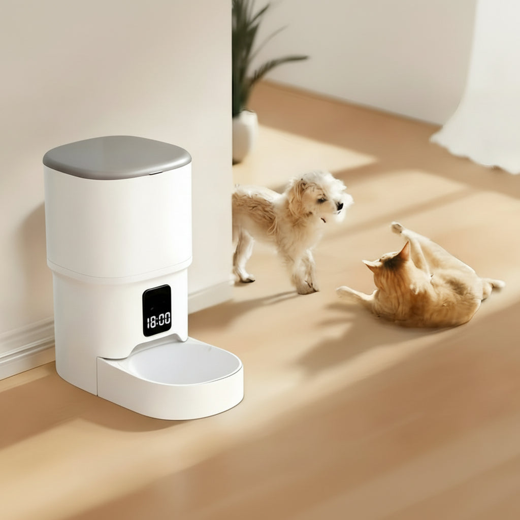 App-Controlled Automatic Cat Feeder USB Dispenser