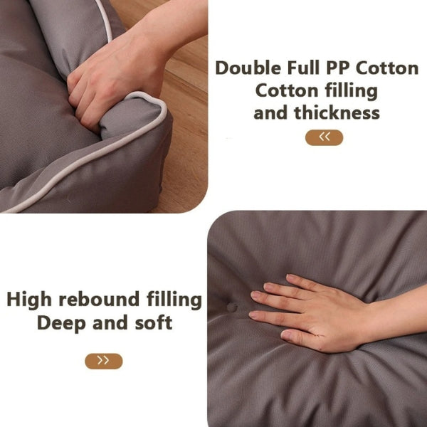 Orthopedic Dog Bed with Non-Slip Bottom and Removable Cover