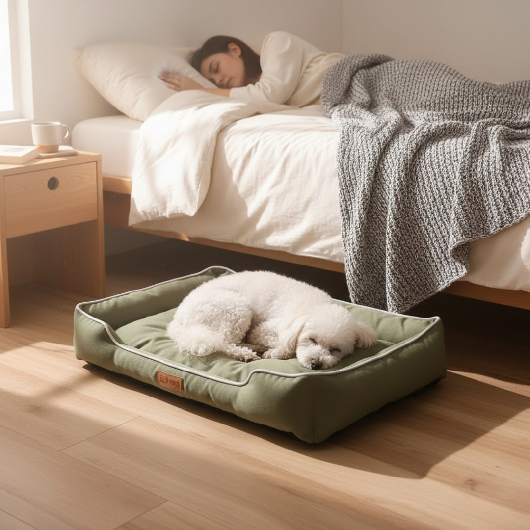 Orthopedic Dog Bed with Non-Slip Bottom and Removable Cover
