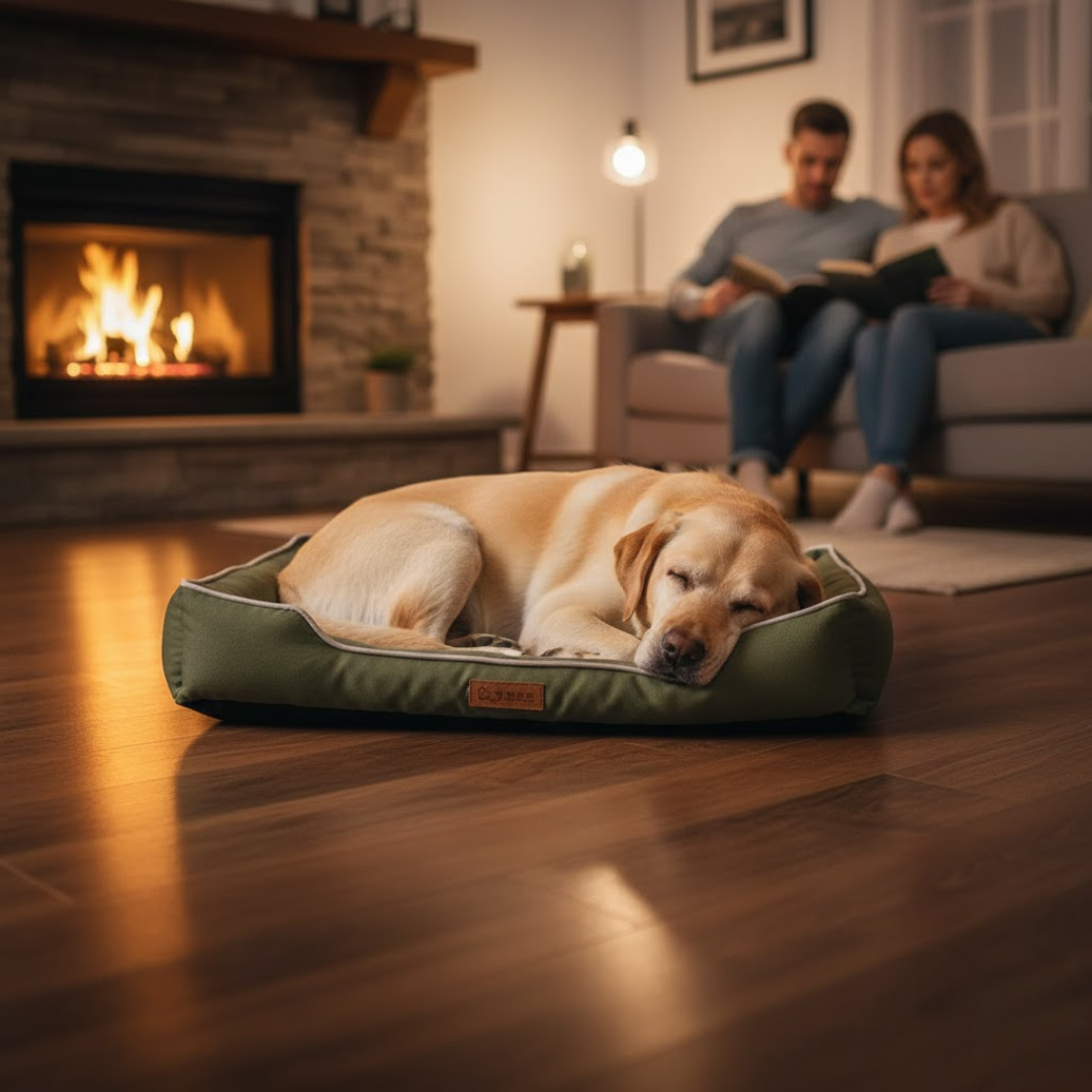 Orthopedic Dog Bed with Non-Slip Bottom and Removable Cover