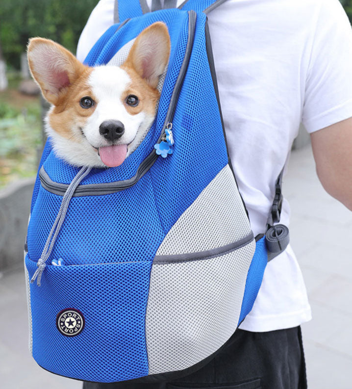 Comfortable Breathable Dog Backpack with Adjustable Straps