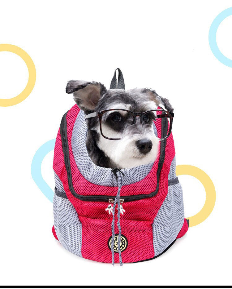 Comfortable Breathable Dog Backpack with Adjustable Straps