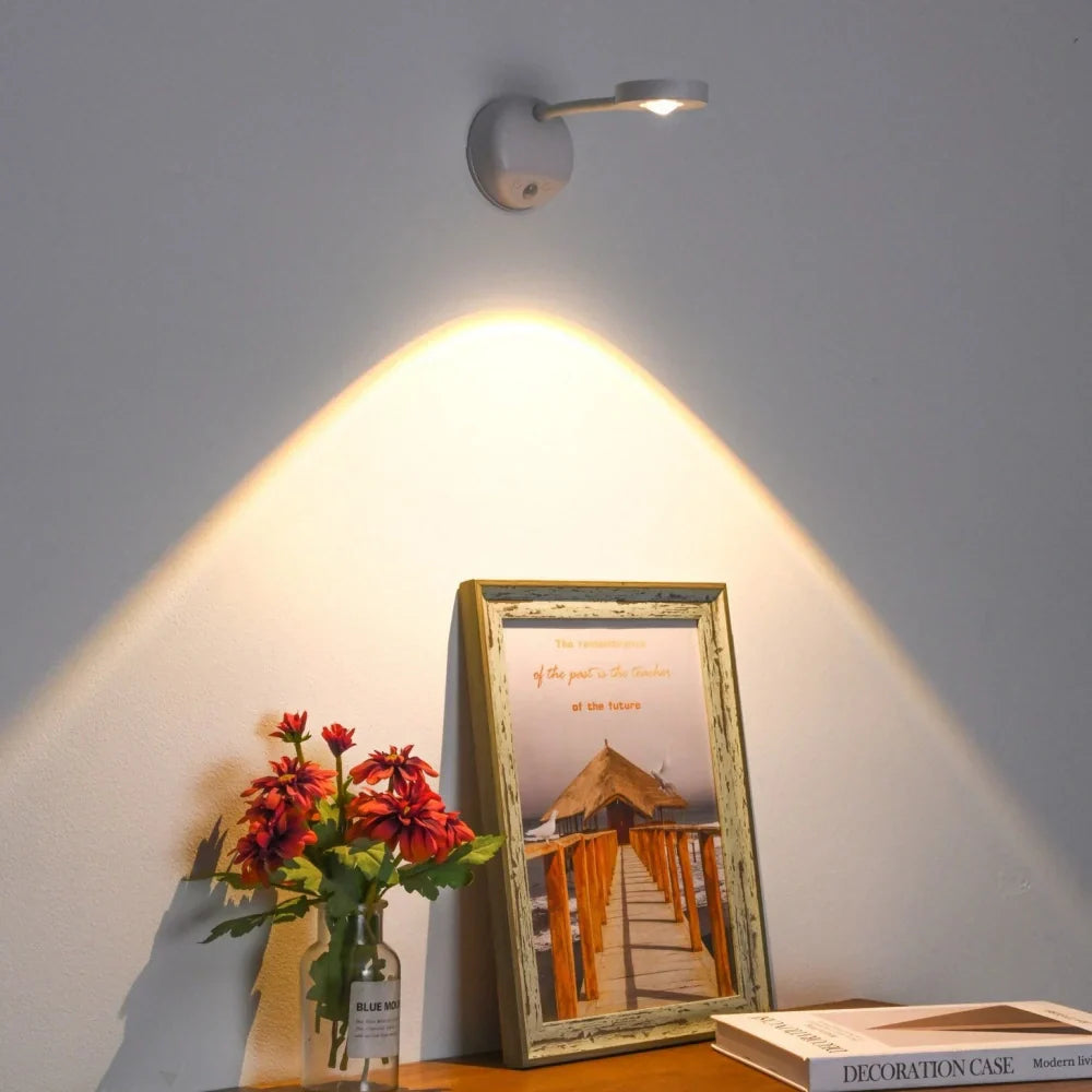 Motion Sensor Adjustable LED Wall Spotlight