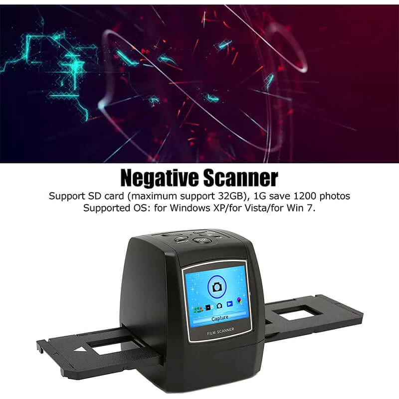 Digital Norvo Negative and Slide Scanner with LCD Screen