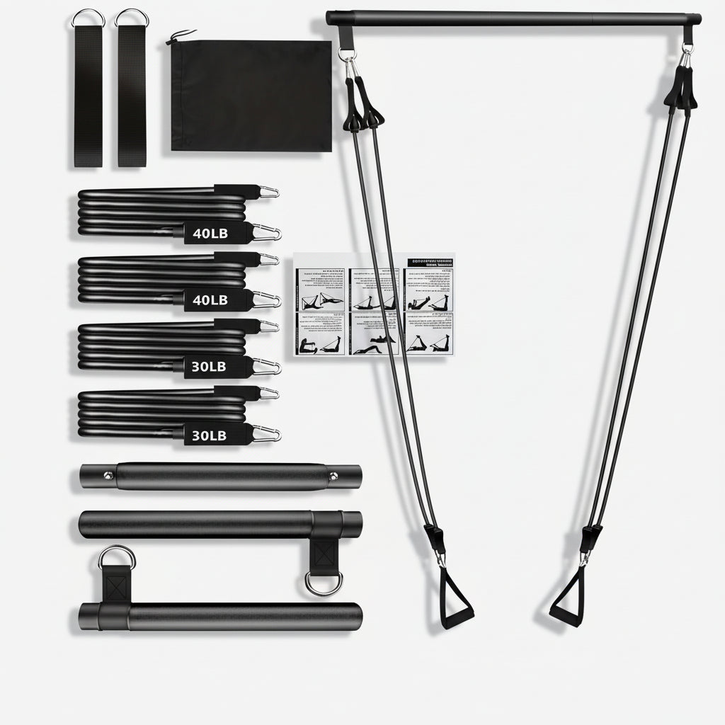 Pilates Bar Kit for Full Body Home Workouts