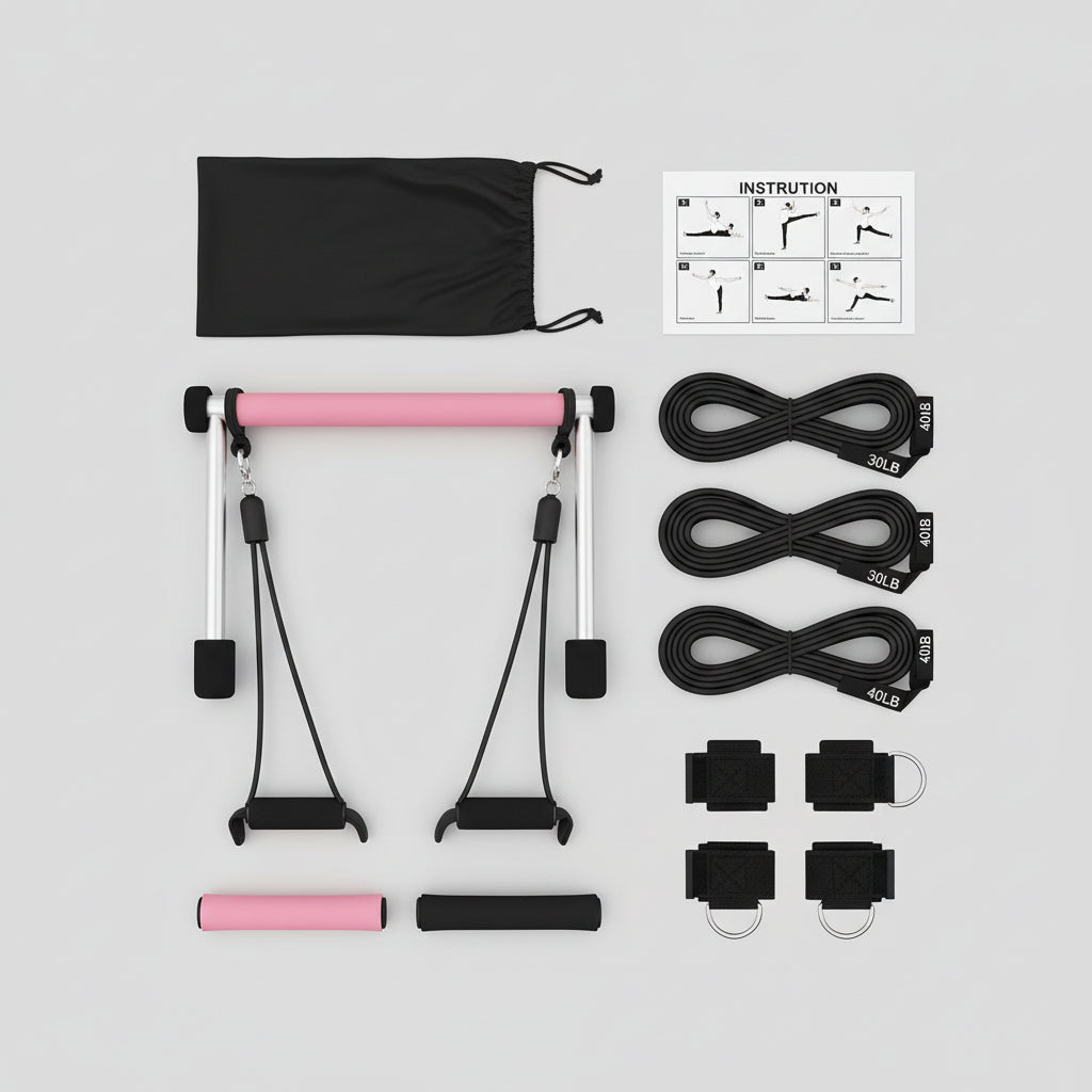 Pilates Bar Kit for Full Body Home Workouts