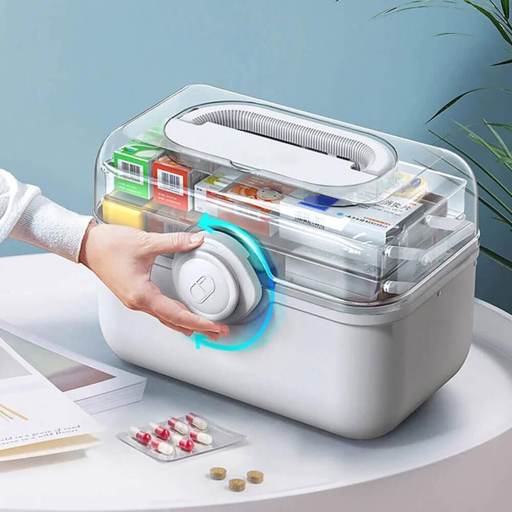 Compact Travel Medicine Organizer