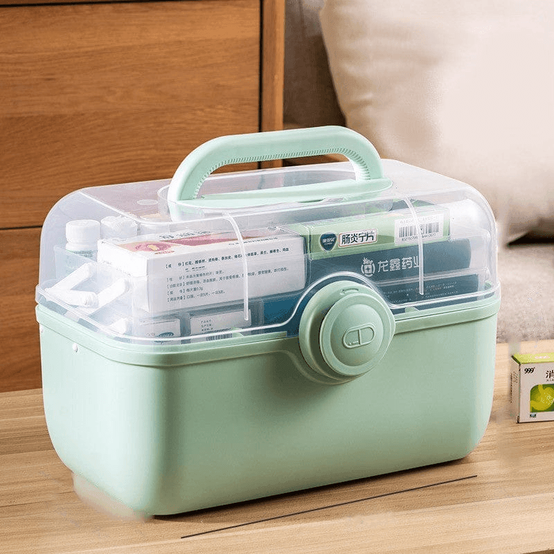 Compact Travel Medicine Organizer