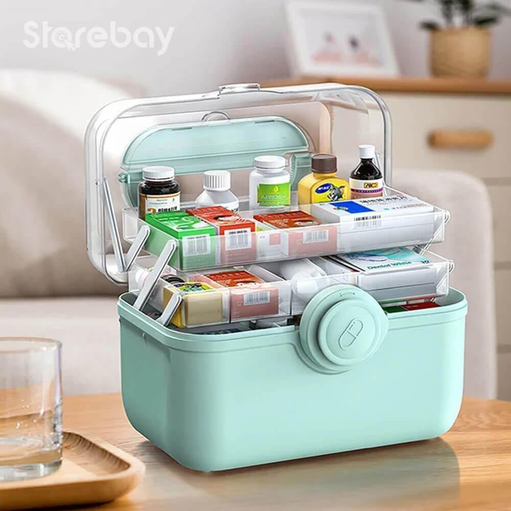 Compact Travel Medicine Organizer