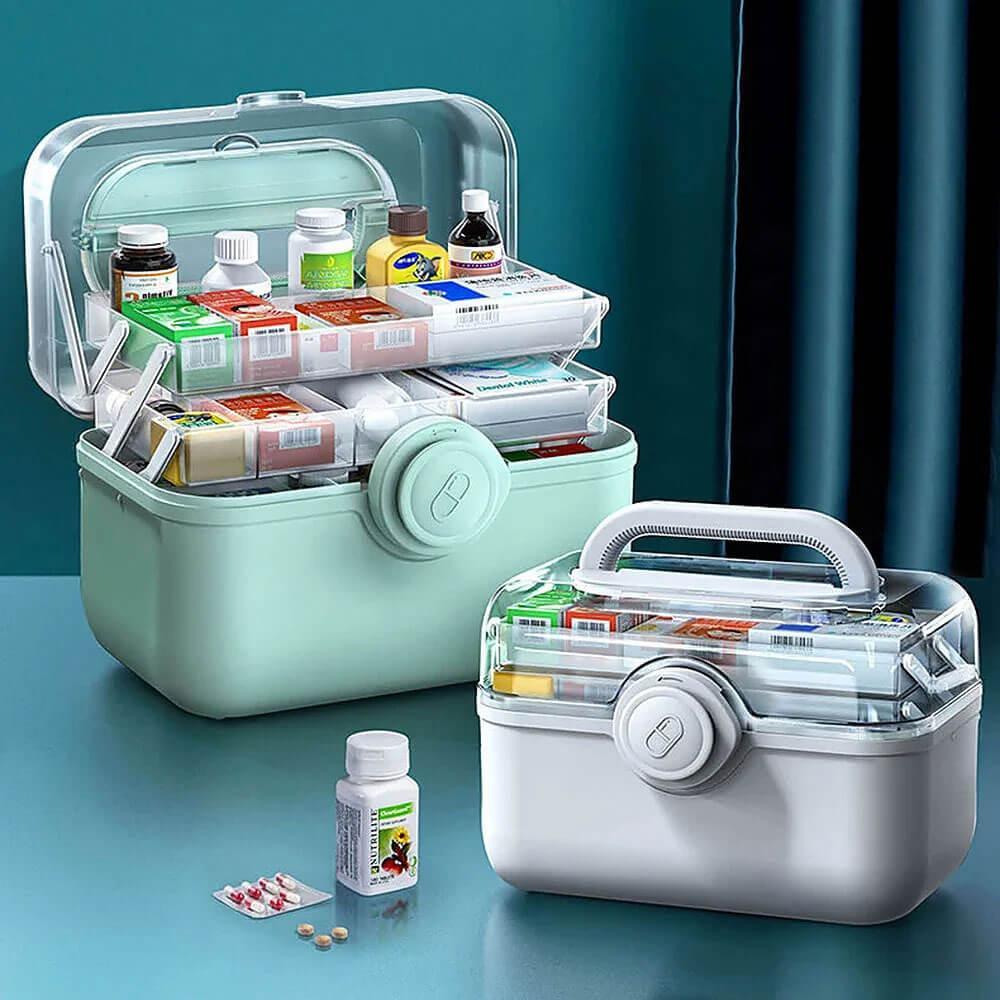 Compact Travel Medicine Organizer