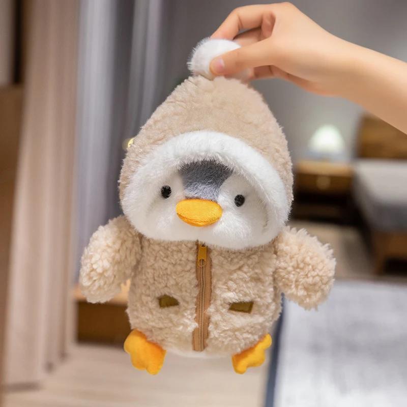 Cute Penguin Plush Toy with Soft Plush Material and Unique Outfit Variations