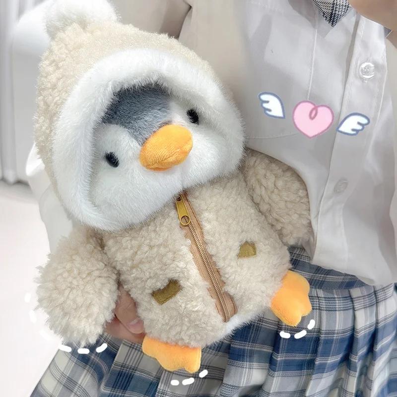 Cute Penguin Plush Toy with Soft Plush Material and Unique Outfit Variations