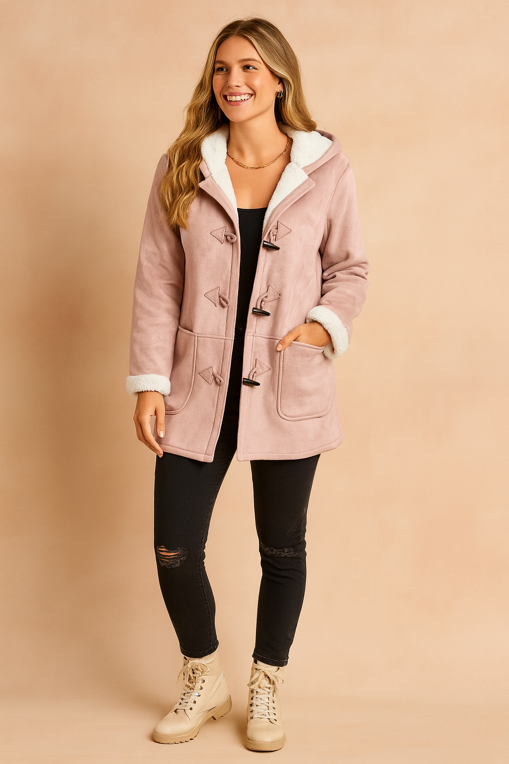 Hooded Insulated Women's Winter Jacket