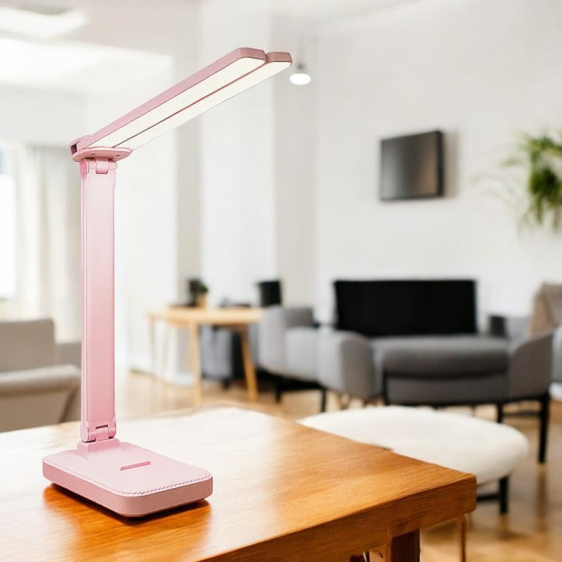Dimmable Touch-Control LED Reading Lamp - USB Rechargeable, Portable Design