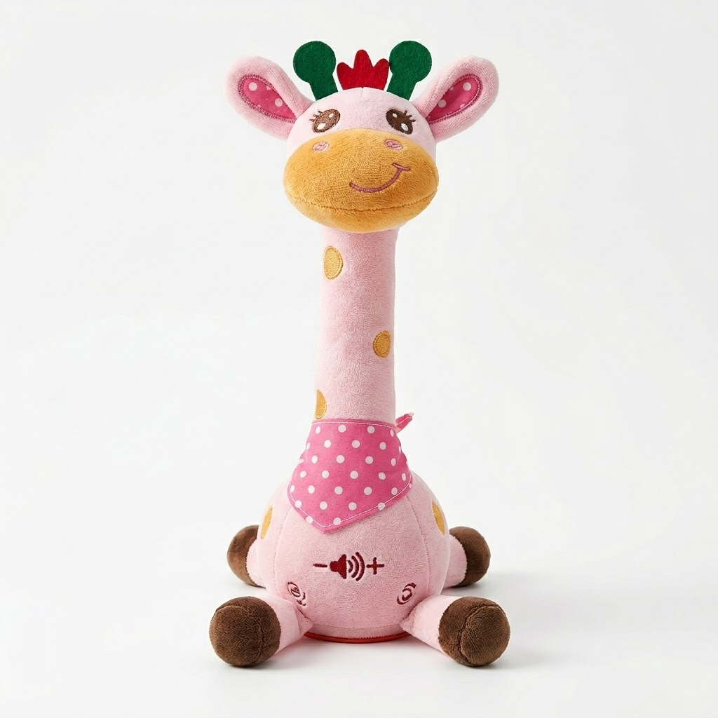 Interactive Singing Giraffe Plush Toy for Kids