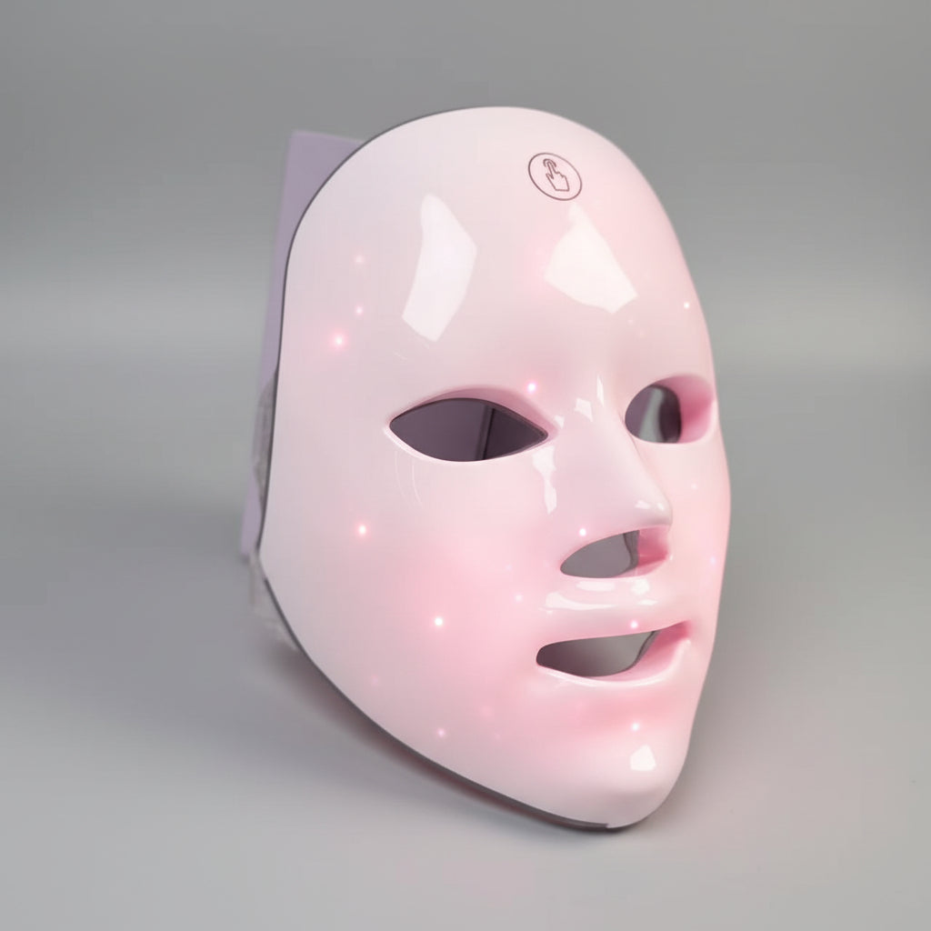 Rechargeable Red Light LED Facial Mask for At-Home Skincare