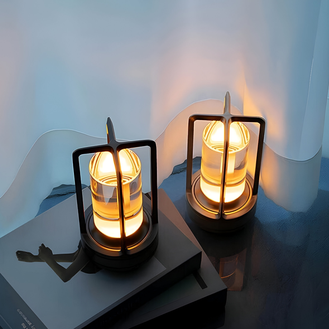Portable Waterproof Dimmable Table Lamp with Rechargeable Battery