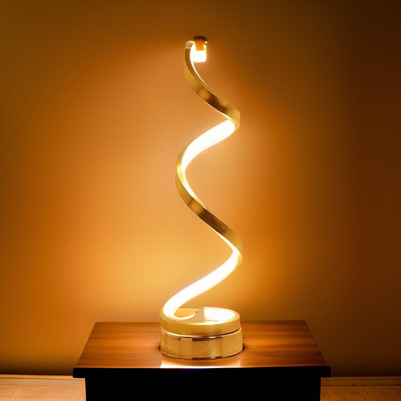 Modern Touch Control LED Table Lamp with Warm Light