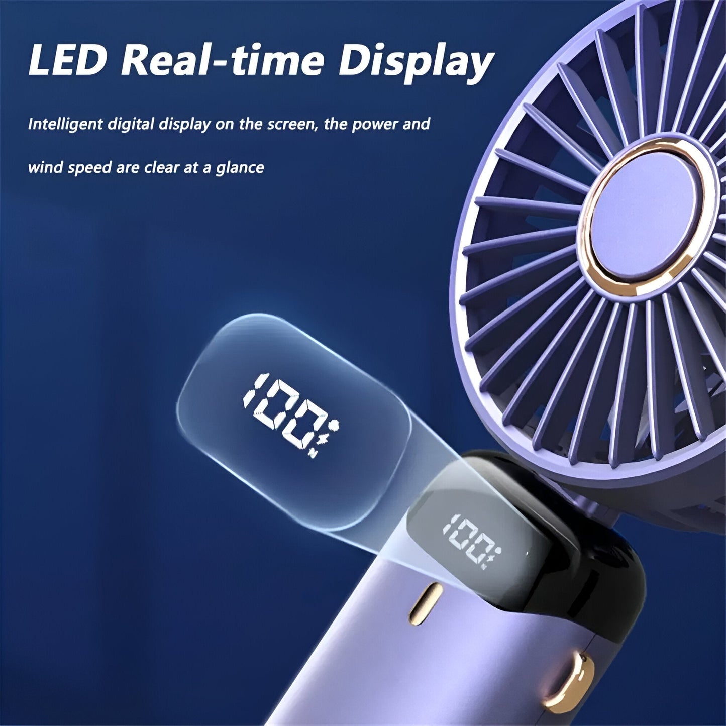 Portable Rechargeable Hand Fan