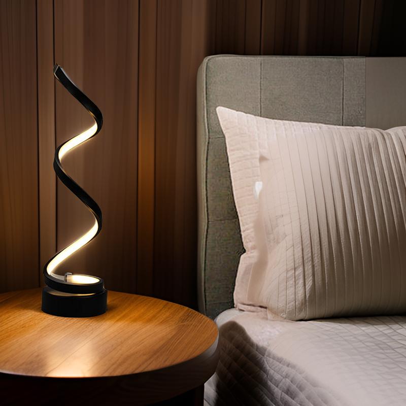 Modern Touch Control LED Table Lamp with Warm Light
