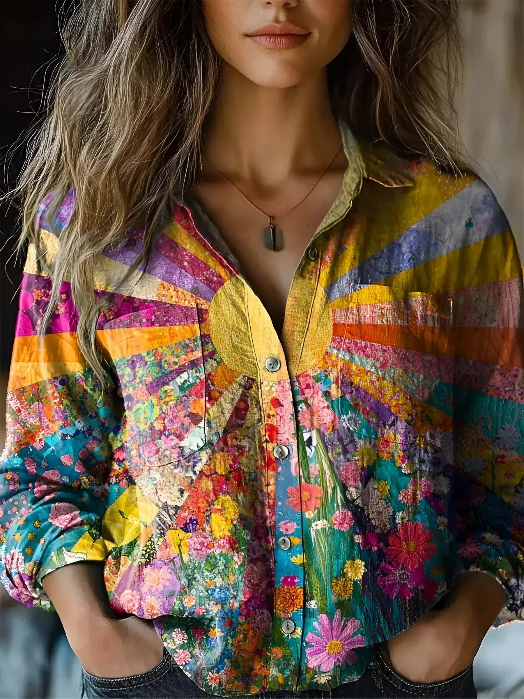 Jermaine - Radiant Bloom Blouse