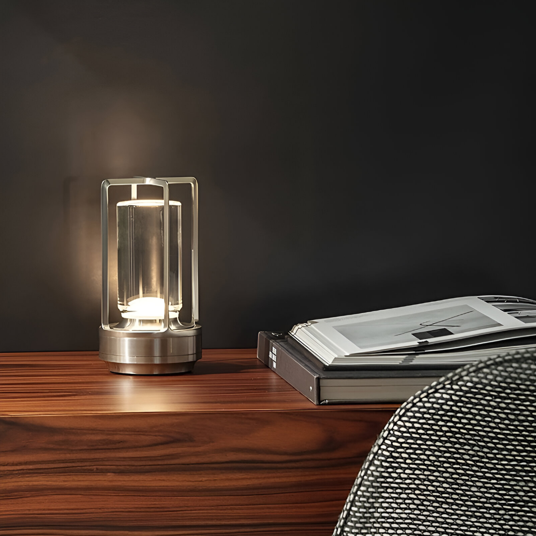 Portable Waterproof Dimmable Table Lamp with Rechargeable Battery