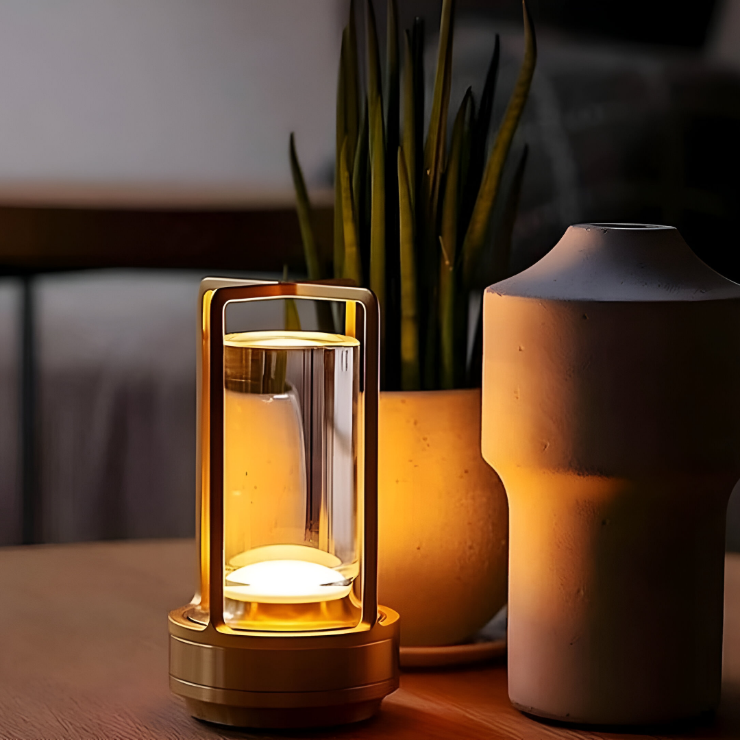 Portable Waterproof Dimmable Table Lamp with Rechargeable Battery
