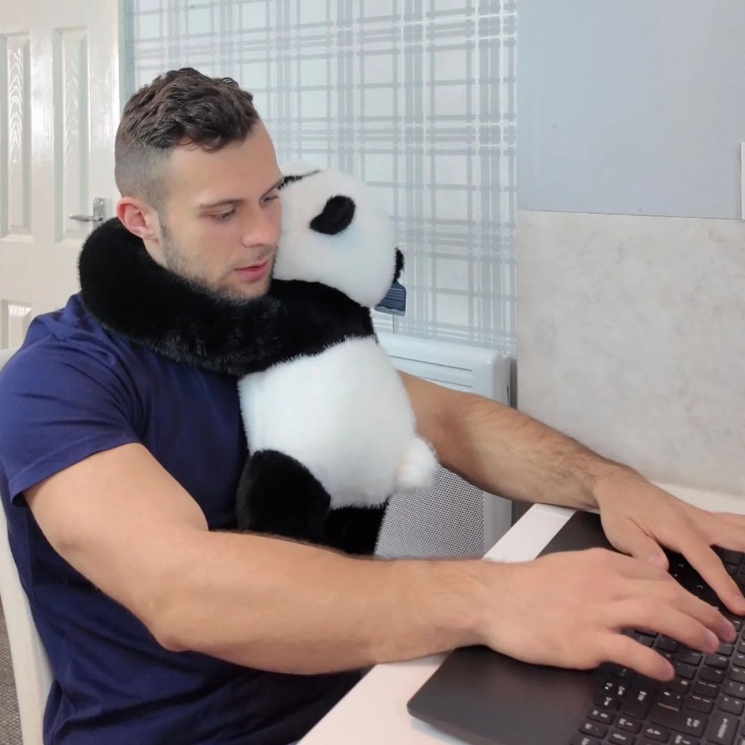 Weighted Plush Panda Toy for Relaxation and Stress Relief