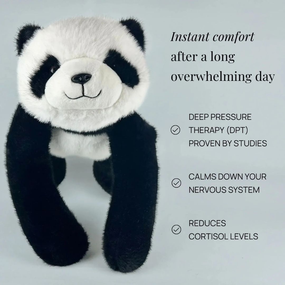 Weighted Plush Panda Toy for Relaxation and Stress Relief