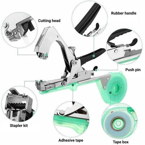Quick Trellising Tool for Climbing Plants with Gentle Support