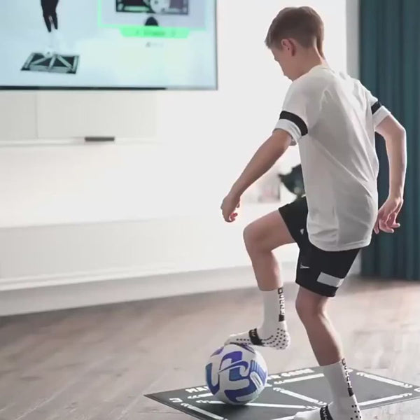 Compact Indoor Training Mat for Soccer Skills