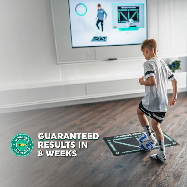 Compact Indoor Training Mat for Soccer Skills