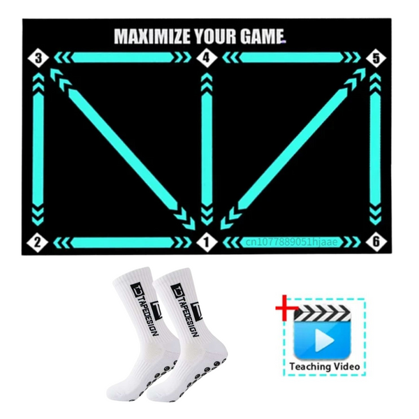 Compact Indoor Training Mat for Soccer Skills