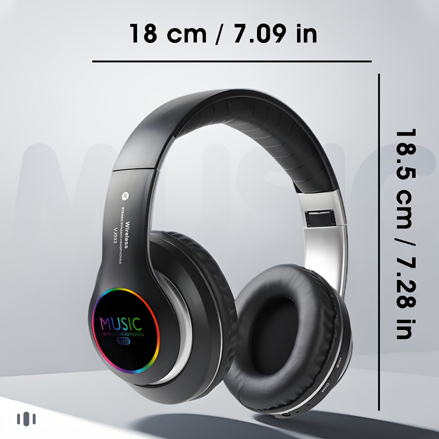 Comfortable Wireless Gaming Headphones with Adjustable Sound